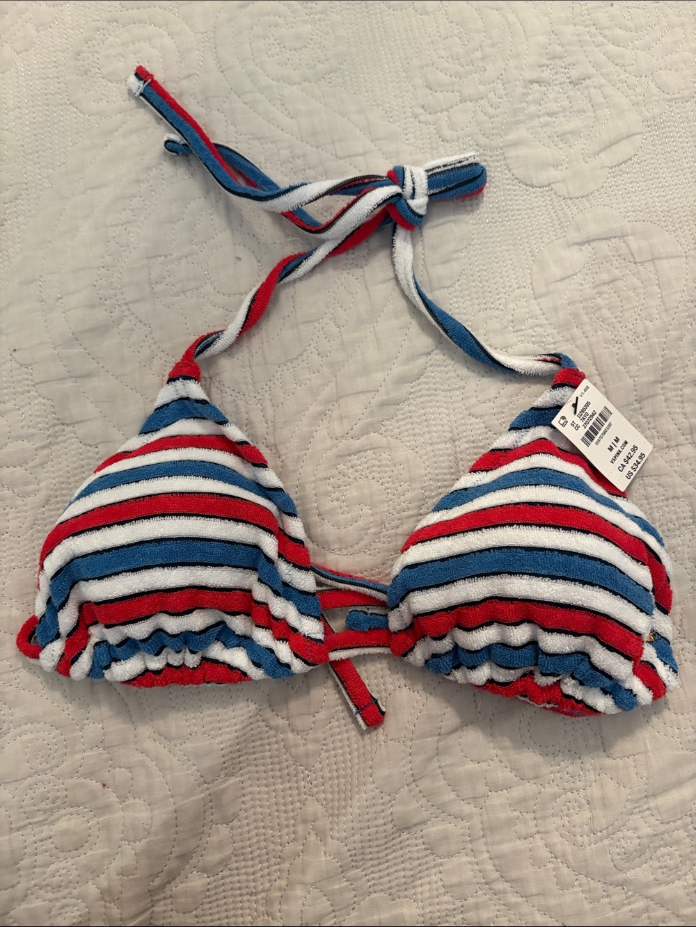 PINK by Victoria’s Secret Striped Bikini Top